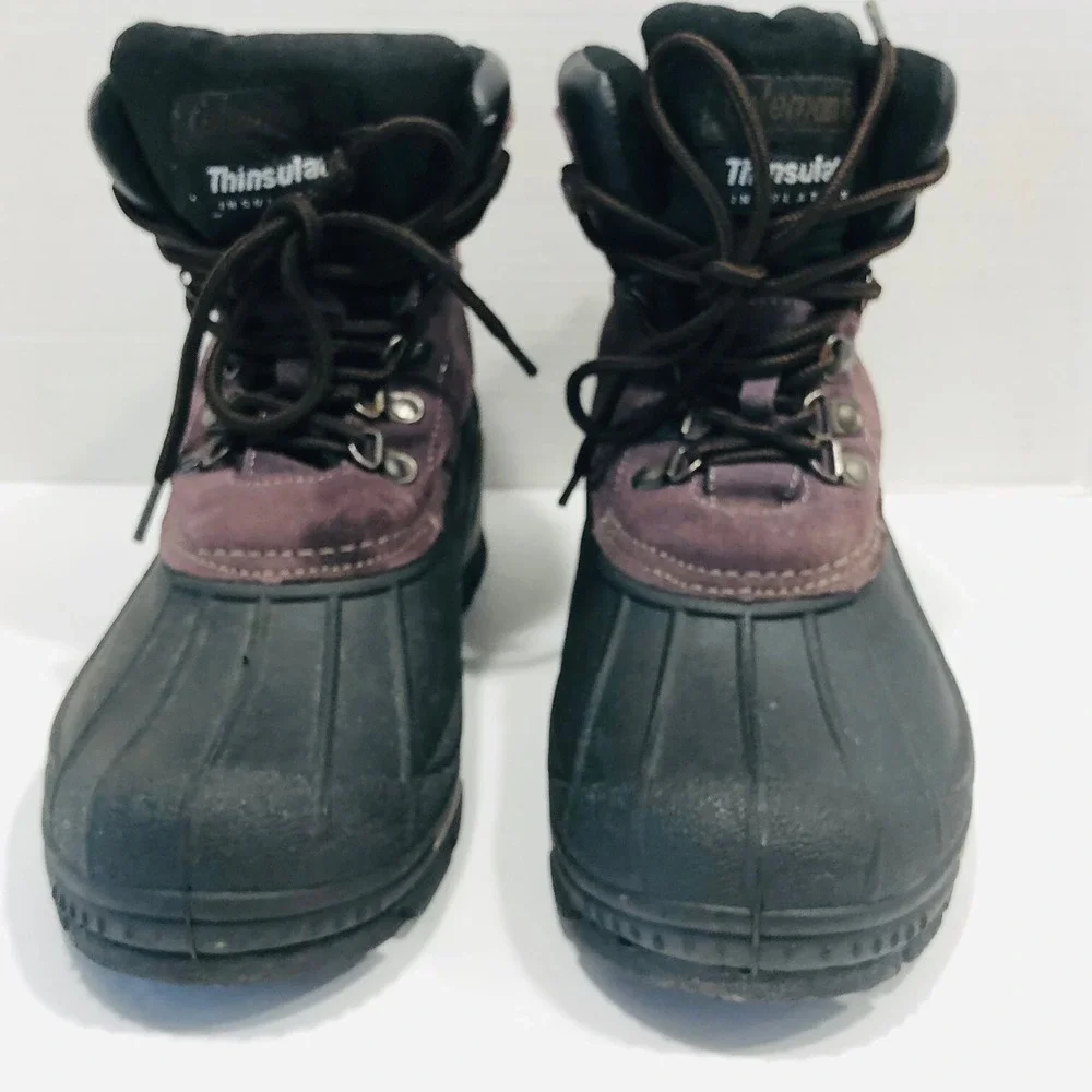 Coleman‎ Mens Work Boots Thinsulate Fairbanks Insulated Suede Hiking Chores 8